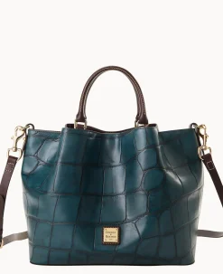 Dooney & Bourke Picnic in the Park|Exotic Leather<Denison Large Barlow Deep Teal