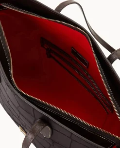 Dooney & Bourke Picnic in the Park|Exotic Leather<Denison Large Tote Espresso