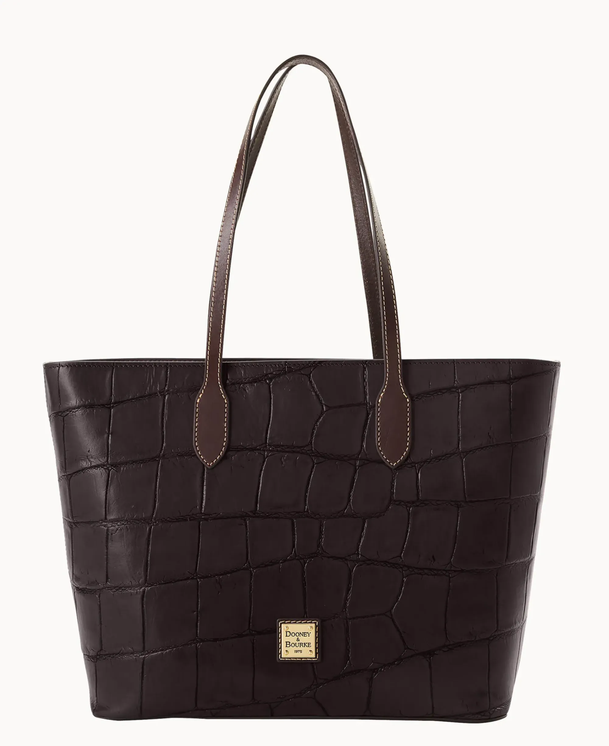 Dooney & Bourke Picnic in the Park|Exotic Leather<Denison Large Tote Espresso