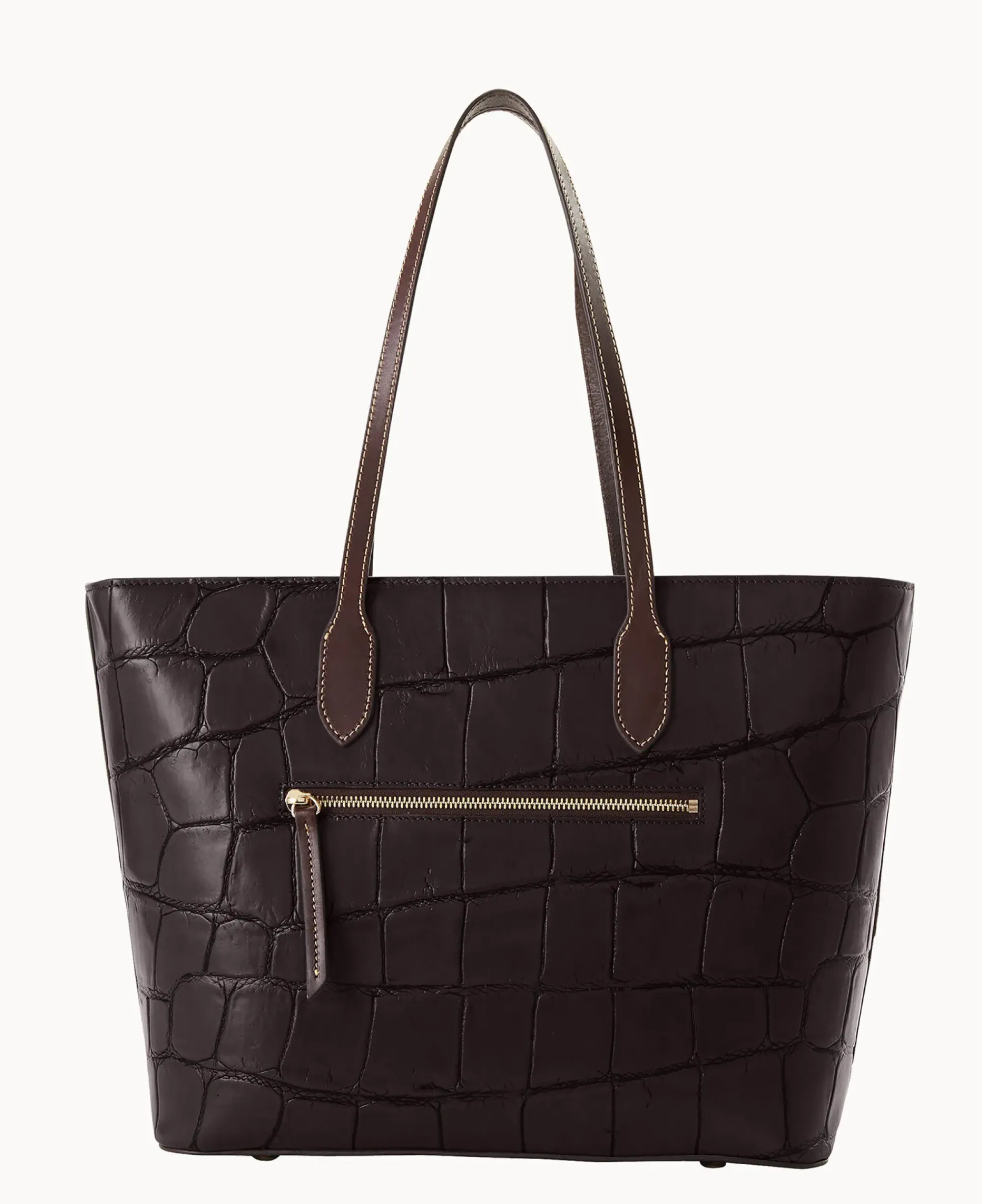Dooney & Bourke Picnic in the Park|Exotic Leather<Denison Large Tote Espresso