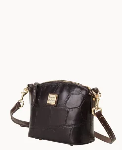 Dooney & Bourke Exotic Leather|Mini Bags<Denison Mini Domed Crossbody Espresso