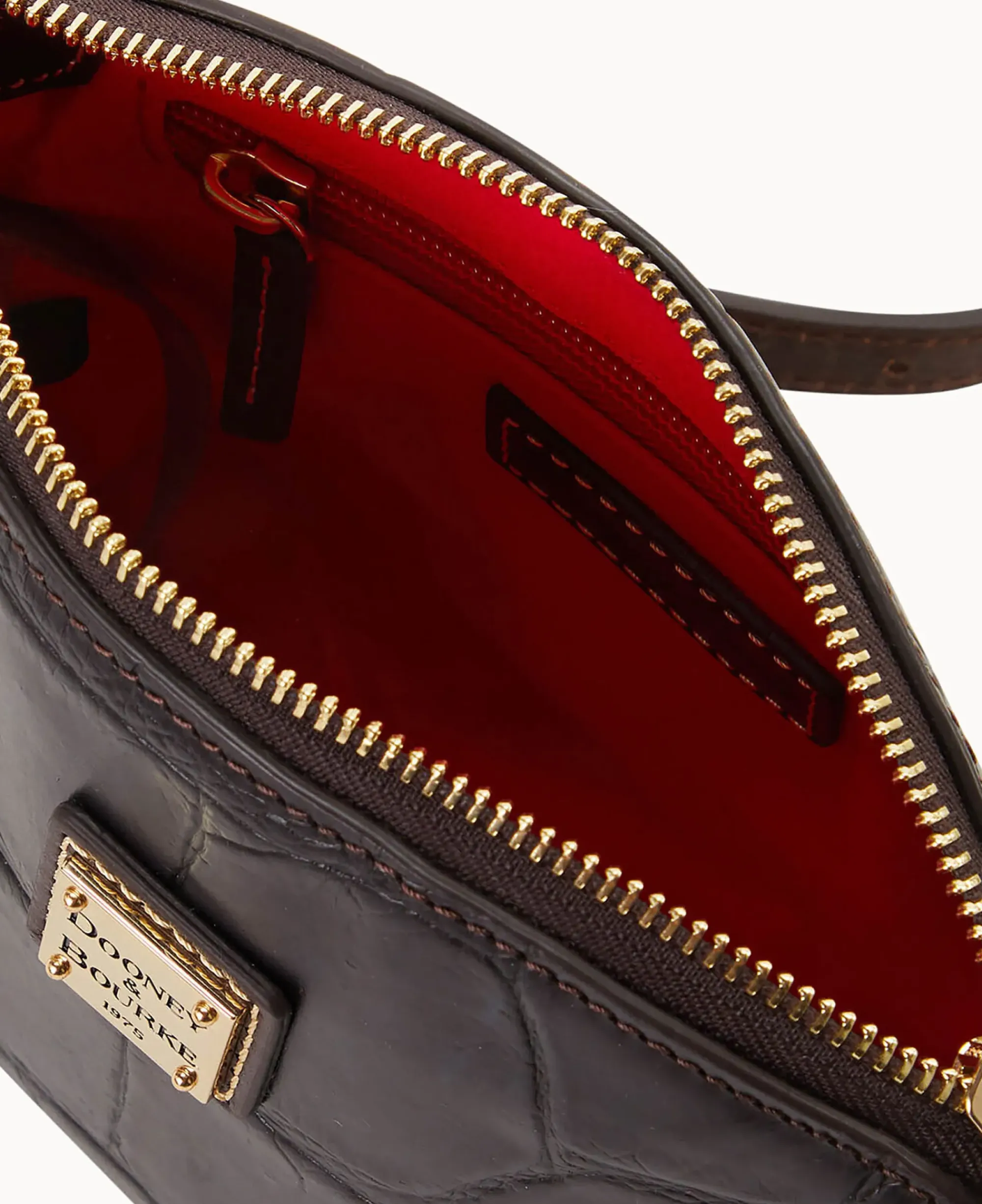 Dooney & Bourke Exotic Leather|Mini Bags<Denison Mini Domed Crossbody Espresso