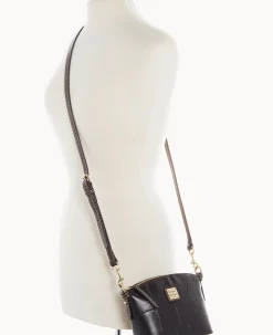 Dooney & Bourke Exotic Leather|Mini Bags<Denison Mini Domed Crossbody Espresso