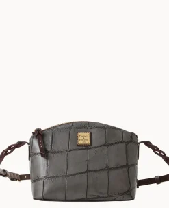 Dooney & Bourke Exotic Leather|Mini Bags<Denison Penny Crossbody Smoke Grey