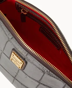 Dooney & Bourke Exotic Leather|Mini Bags<Denison Penny Crossbody Smoke Grey