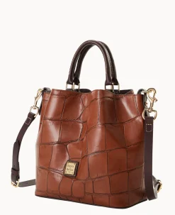 Dooney & Bourke Picnic in the Park|Exotic Leather<Denison Small Barlow Cognac