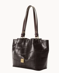Dooney & Bourke Picnic in the Park|Exotic Leather<Denison Small Flynn Espresso