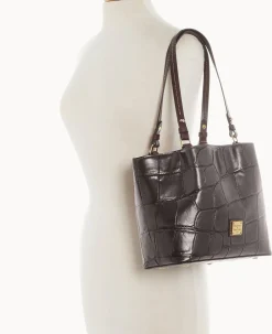 Dooney & Bourke Picnic in the Park|Exotic Leather<Denison Small Flynn Espresso