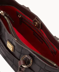 Dooney & Bourke Picnic in the Park|Exotic Leather<Denison Small Gretchen Tote Espresso