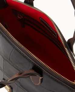 Dooney & Bourke Picnic in the Park|Exotic Leather<Denison Small Heidi Satchel Espresso