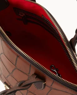 Dooney & Bourke Picnic in the Park|Exotic Leather<Denison Small Heidi Satchel Cognac