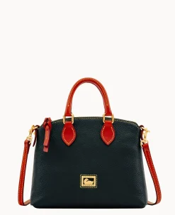 Dooney & Bourke Pebbled Leather|Mini Bags<Dillen Crossbody Satchel Black