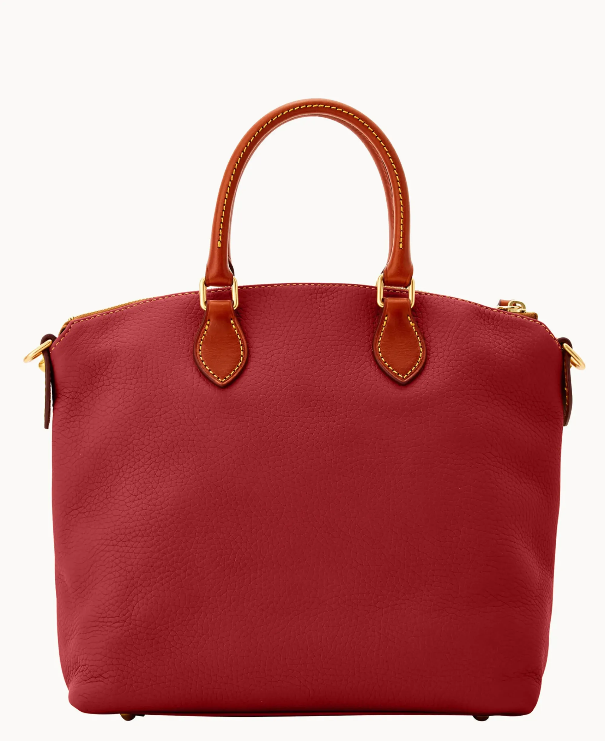 Dooney & Bourke Pebbled Leather|Shoulder Bags<Dillen Double Pocket Satchel Red