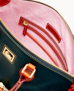 Dooney & Bourke Pebbled Leather|Shoulder Bags<Dillen Double Pocket Satchel Black