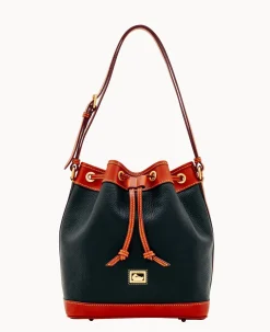 Dooney & Bourke Pebbled Leather|Shoulder Bags<Dillen Drawstring Black