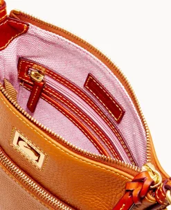Dooney & Bourke Pebbled Leather|Mini Bags<Dillen Letter Carrier Caramel