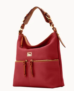 Dooney & Bourke Ready For the Getaway|Pebbled Leather<Dillen Medium Pocket Sac Red