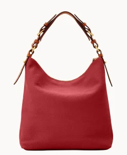 Dooney & Bourke Ready For the Getaway|Pebbled Leather<Dillen Medium Pocket Sac Red