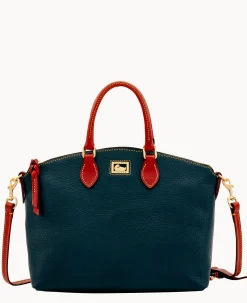 Dooney & Bourke Pebbled Leather|Shoulder Bags<Dillen Satchel Black