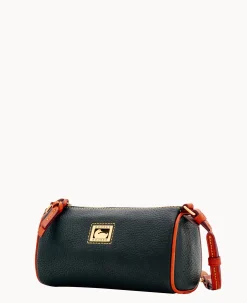 Dooney & Bourke Pebbled Leather|Mini Bags<Dillen Small Barrel Crossbody Black