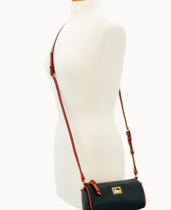 Dooney & Bourke Pebbled Leather|Mini Bags<Dillen Small Barrel Crossbody Black