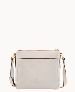 Dooney & Bourke The Florentine Collection|Smooth Leather<Florentine Allison Crossbody Ecru