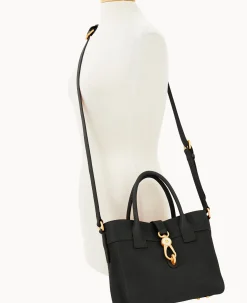 Dooney & Bourke The Florentine Collection|Ready For the Getaway<Florentine Amelie Tote Black Black
