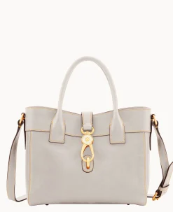 Dooney & Bourke The Florentine Collection|Ready For the Getaway<Florentine Amelie Tote Ecru