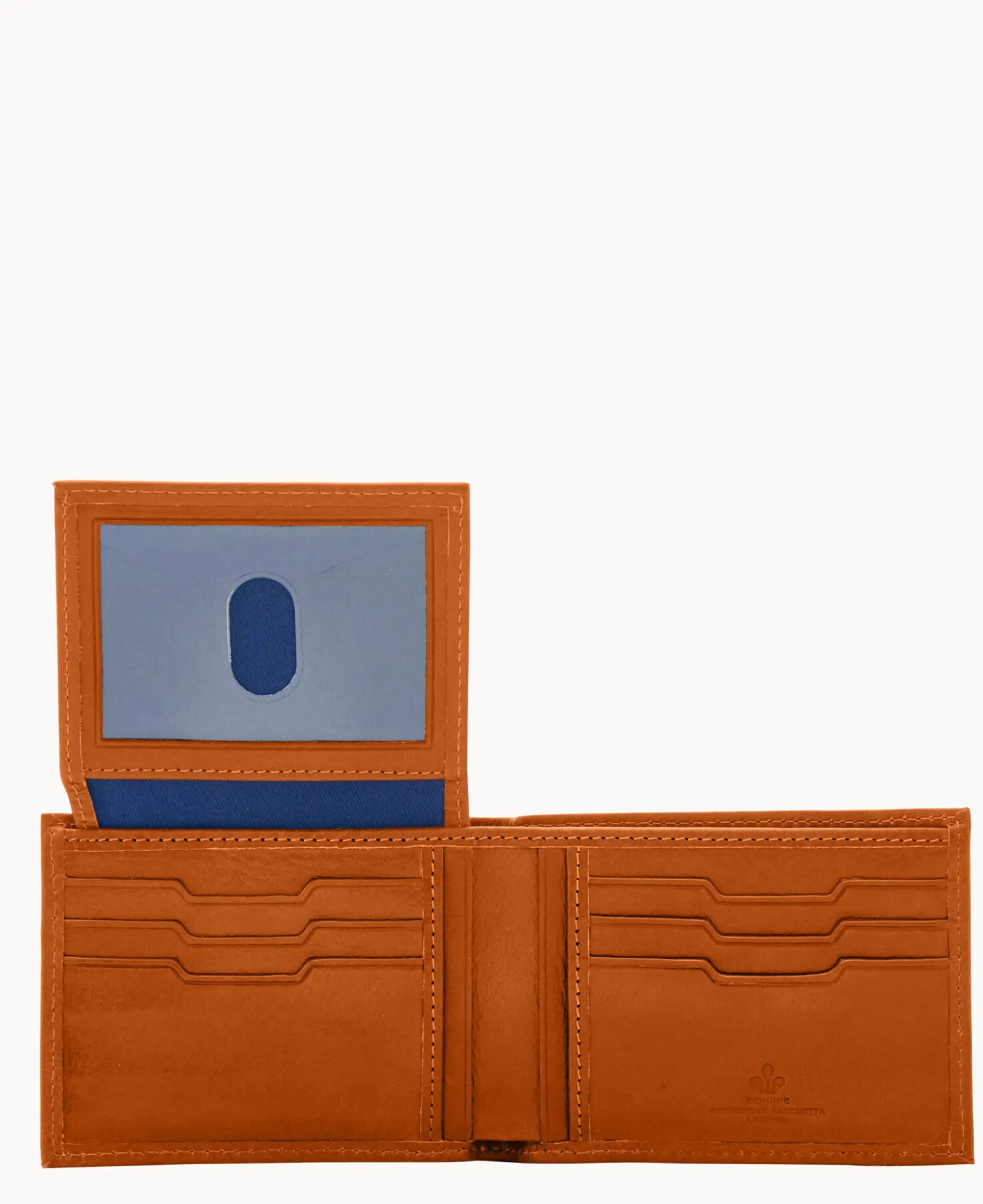 Dooney & Bourke The Florentine Collection|Grab and Go<Florentine Billfold with Train Pass Natural