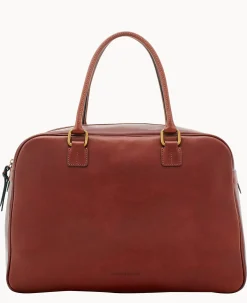 Dooney & Bourke The Florentine Collection|Ready For the Getaway<Florentine Bowler Duffle Chestnut