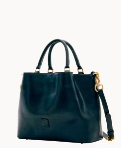 Dooney & Bourke The Florentine Collection|Ready For the Getaway<Florentine Brenna Black Black