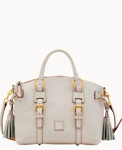 Dooney & Bourke The Florentine Collection|Picnic in the Park<Florentine Bristol Satchel Ecru
