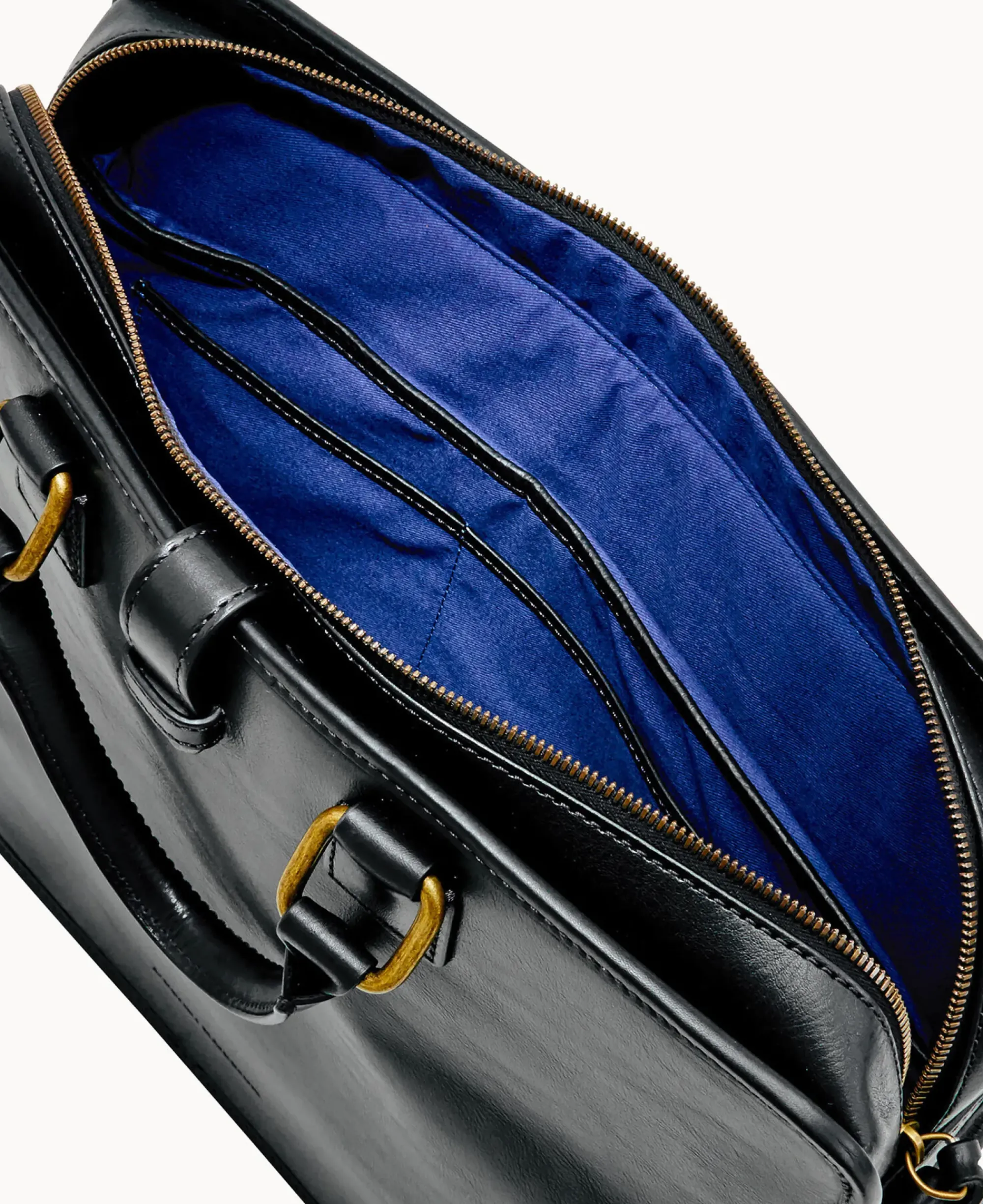 Dooney & Bourke The Florentine Collection|Smooth Leather<Florentine Brooklyn Briefcase Black