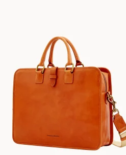 Dooney & Bourke The Florentine Collection|Smooth Leather<Florentine Brooklyn Briefcase Natural
