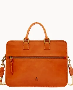 Dooney & Bourke The Florentine Collection|Smooth Leather<Florentine Brooklyn Briefcase Natural