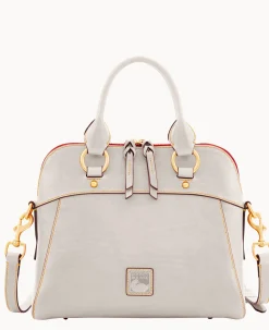 Dooney & Bourke The Florentine Collection|Picnic in the Park<Florentine Cameron Satchel Ecru
