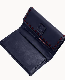 Dooney & Bourke The Florentine Collection|Grab and Go<Florentine Checkbook Organizer Navy