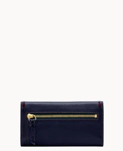 Dooney & Bourke The Florentine Collection|Grab and Go<Florentine Checkbook Organizer Navy