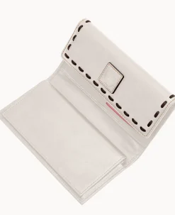 Dooney & Bourke The Florentine Collection|Grab and Go<Florentine Checkbook Organizer Ecru
