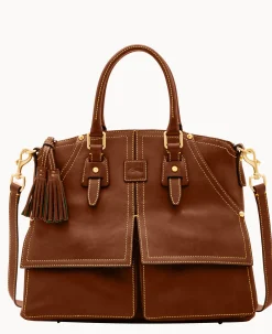 Dooney & Bourke The Florentine Collection|Picnic in the Park<Florentine Clayton Chestnut