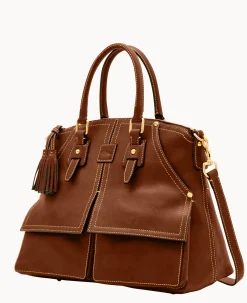 Dooney & Bourke The Florentine Collection|Picnic in the Park<Florentine Clayton Chestnut