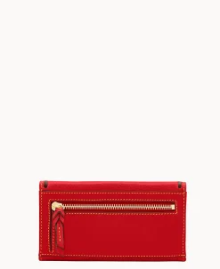 Dooney & Bourke The Florentine Collection|Grab and Go<Florentine Continental Clutch Red
