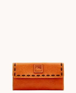 Dooney & Bourke The Florentine Collection|Grab and Go<Florentine Continental Clutch Natural
