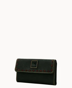 Dooney & Bourke The Florentine Collection|Grab and Go<Florentine Continental Clutch Black Black