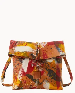Dooney & Bourke Textured Leather|Mini Bags<Florentine Dipinta Medium Toggle Crossbody Natural