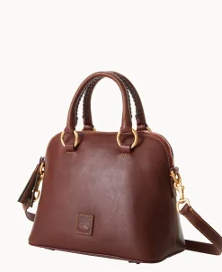 Dooney & Bourke The Florentine Collection|Picnic in the Park<Florentine Domed Satchel Chestnut