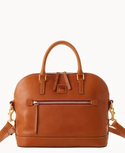 Dooney & Bourke The Florentine Collection|Picnic in the Park<Florentine Domed Satchel Natural