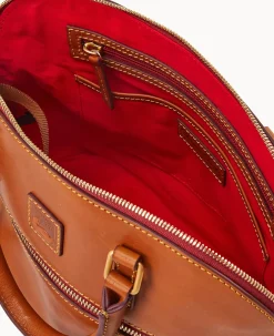 Dooney & Bourke The Florentine Collection|Picnic in the Park<Florentine Domed Satchel Natural