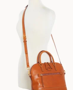 Dooney & Bourke The Florentine Collection|Picnic in the Park<Florentine Domed Satchel Natural