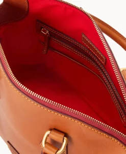 Dooney & Bourke The Florentine Collection|Picnic in the Park<Florentine Domed Satchel Natural